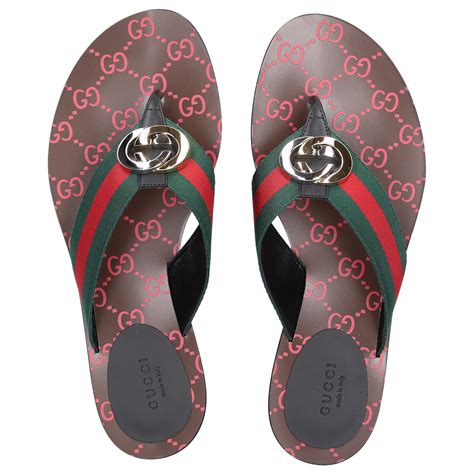 green gucci flip|Gucci flip flops girl.